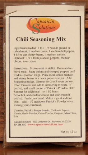 Chili Seasoning Mix - large